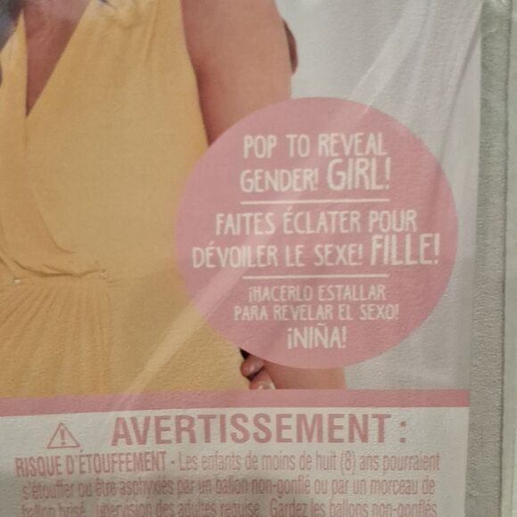 Baby Gender Reveal Confetti Balloon 24 Inch - Picture 4 of 6